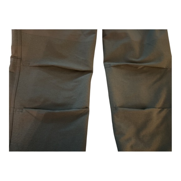 REI hiking pants, 10P, nylon fabric, full cut, pockets, army green. drawstring. - Picture 4 of 10